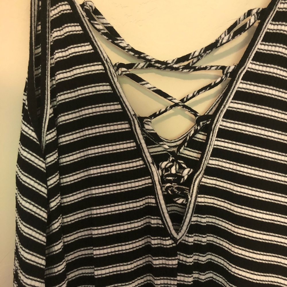 Lush Stripe Tank Dress - Picture 2 of 3